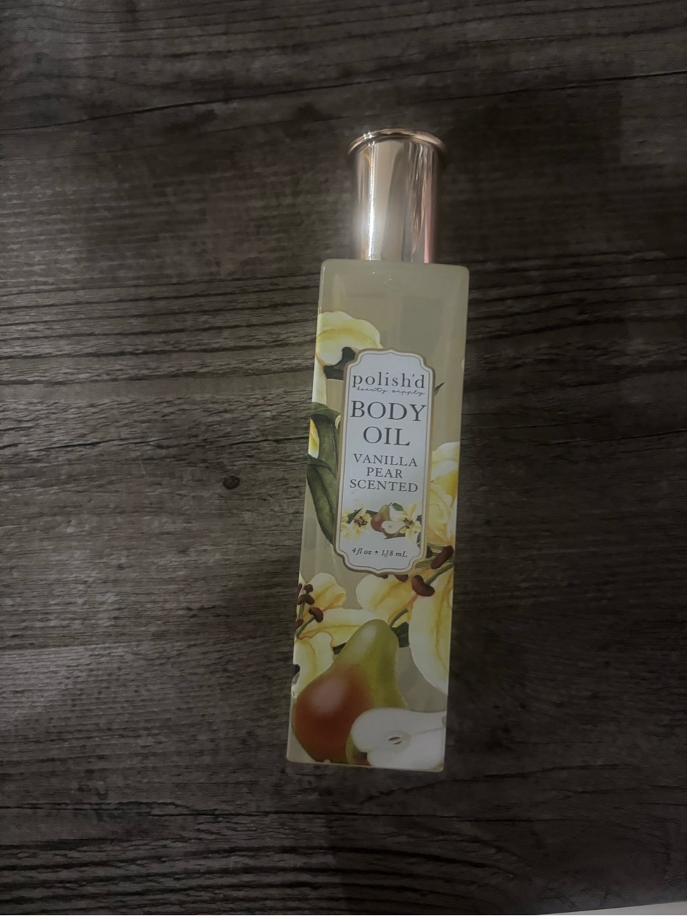 Vanilla Pear Scented Body Oil